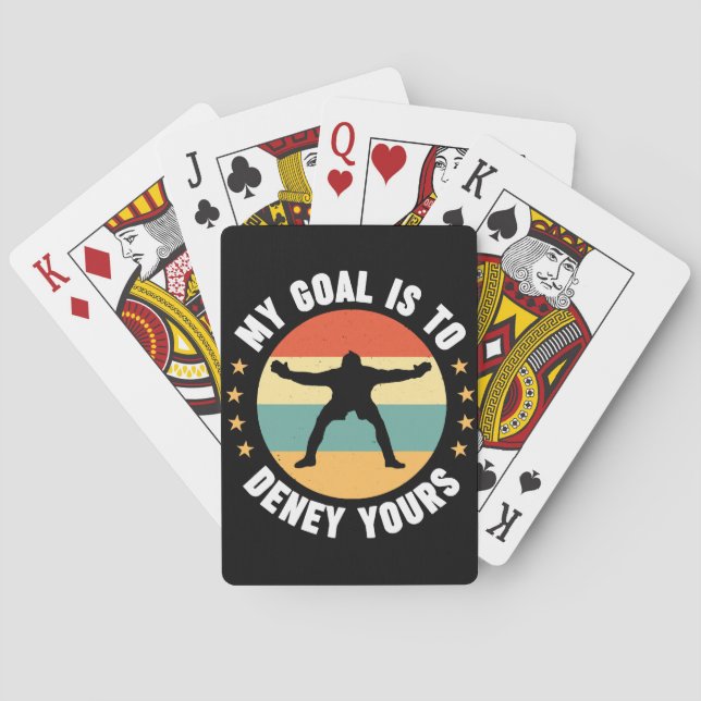 Jeu De Cartes Mon But Est De Refuser Votre Football (dos)