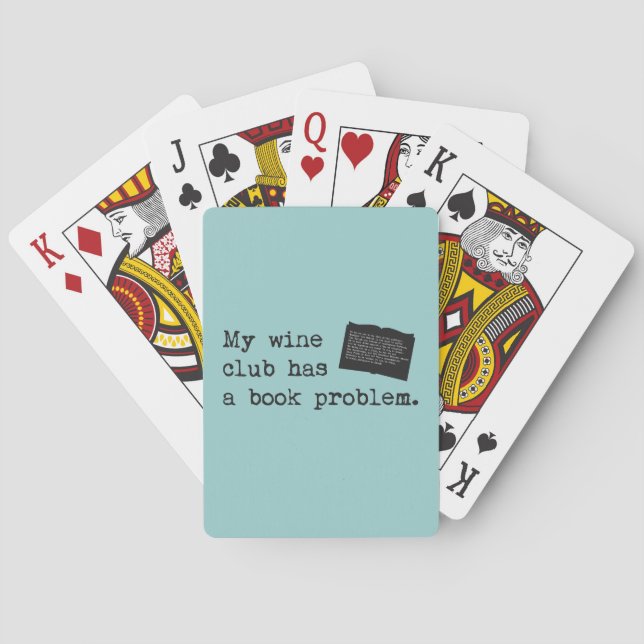 Jeu De Cartes Mon Wine Club a un problème de livre (dos)