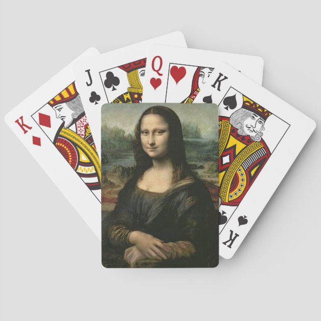Jeu De Cartes Mona Lisa, c.1503-6 (oil on panel) (dos)