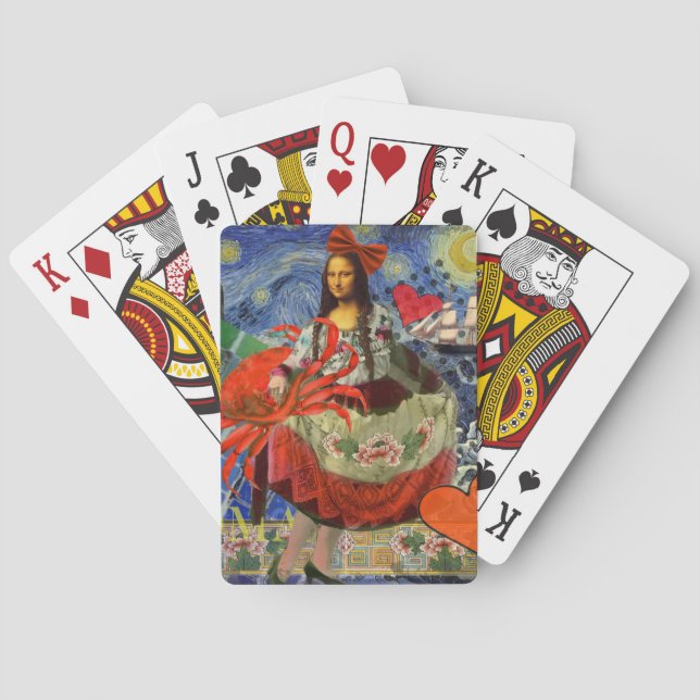 Jeu De Cartes Mona Lisa Fun Zodiac Whimsical (dos)