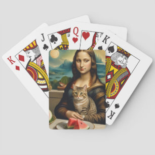 Jeu De Cartes Mona Lisa & son chat - Vibrations estivales \