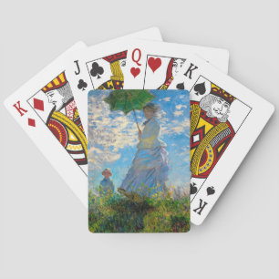 Jeu De Cartes Monet Femme Parasol Impressionnisme
