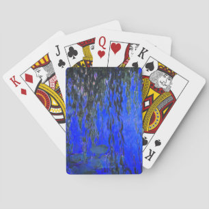 Jeu De Cartes Monet Lys d'eau et Branches de saules de pleurs