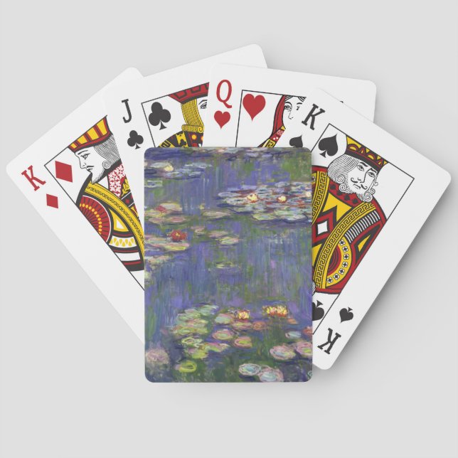 Jeu De Cartes Monet Water Lilies Chef-d'oeuvre Peinture (dos)