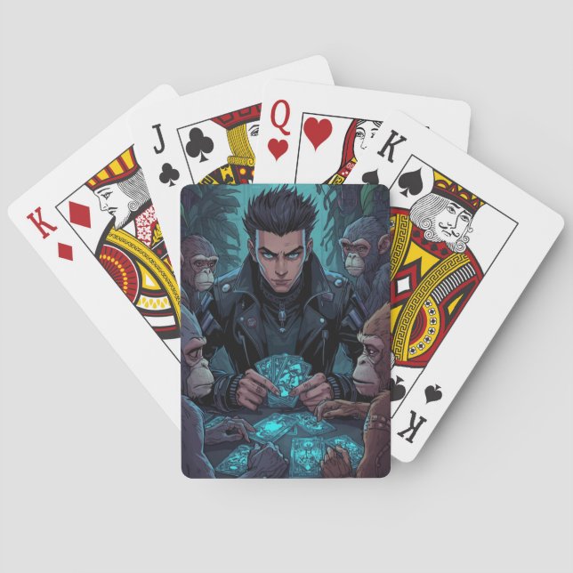 Jeu De Cartes Monkey Poker jouer aux cartes (dos)