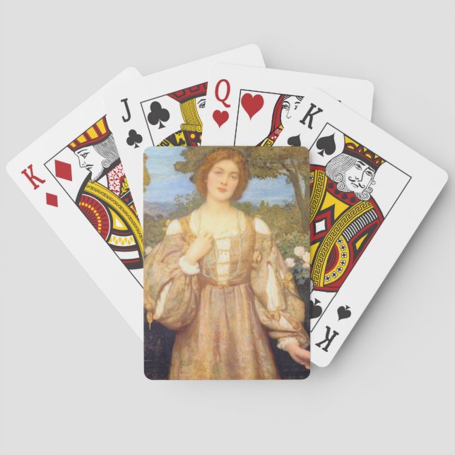 Jeu De Cartes Monna Giovanna (par Edward Robert Hughes) (dos)