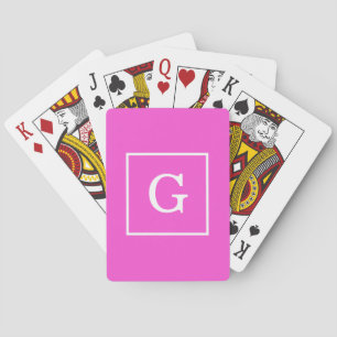 Jeu De Cartes Monogram initial