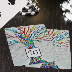 Jeu De Cartes Monogramme Botanique