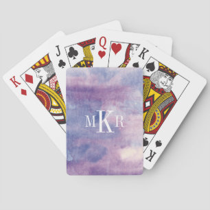 Jeu De Cartes Monogramme Brume pourpre II