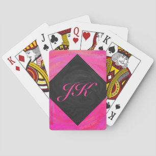 Jeu De Cartes Monogramme Passion Rose