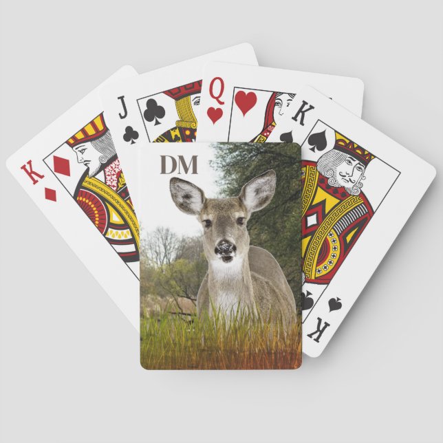 Jeu De Cartes Monogramme White Deer (dos)