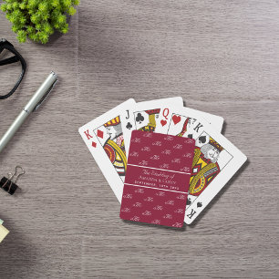 Jeu De Cartes Monographie blanche Bourgogne paraphone mariage
