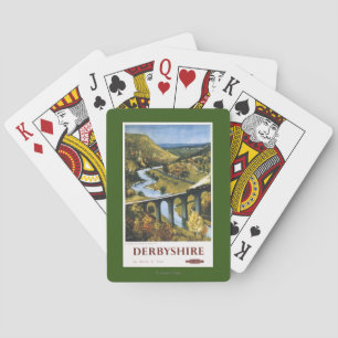 Jeu De Cartes Monsal Dale, train et viaduc British Rail