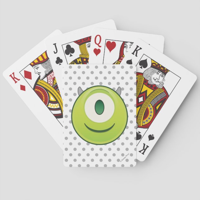 Jeu De Cartes Monsters, Inc. | Mike Emoji Jouer Des Cartes (dos)