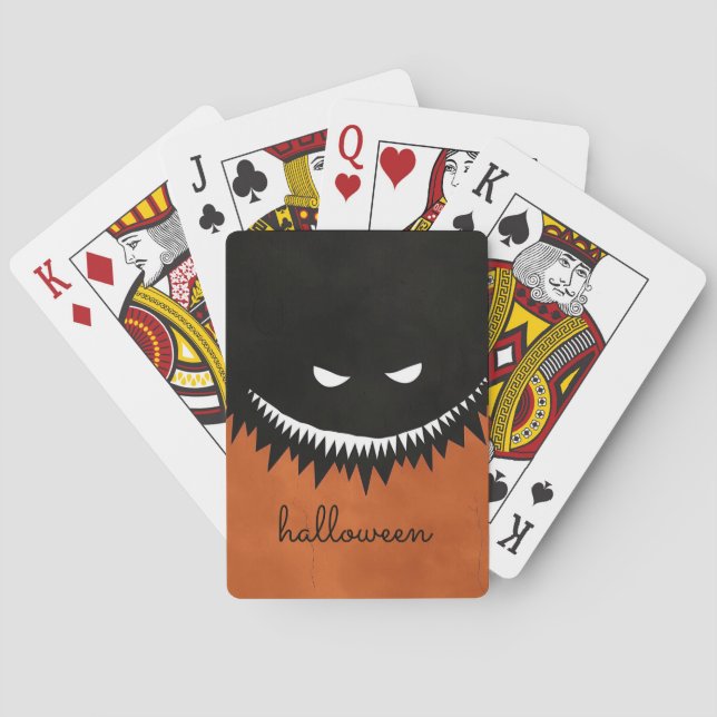 Jeu De Cartes Monstre d'Halloween (dos)