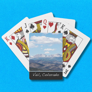 Jeu De Cartes Montagnes de Vail Colorado 