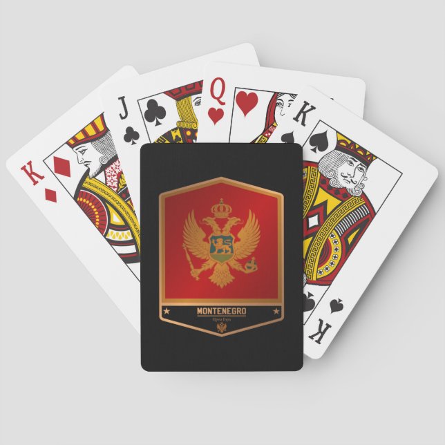 Jeu De Cartes Monténégro (dos)