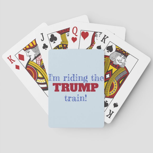 Jeu De Cartes Montez le train TRUMP ! (dos)
