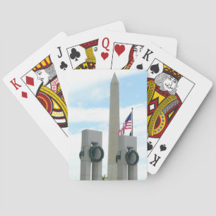 Jeu De Cartes Monument Washington et mémorial de la Seconde Guer
