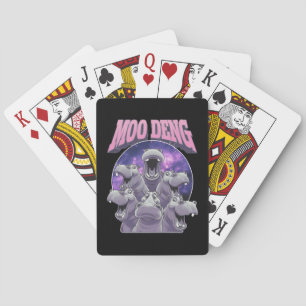 JEU DE CARTES MOO-DENG LE FAMOUS BÉBÉ HIPPOPOTAME NAIN MOODENG