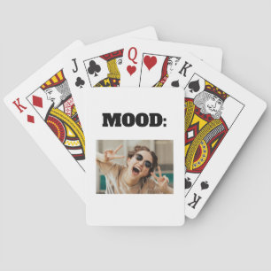 Jeu De Cartes MOOD personnalisée minimale amusante Ajouter une p