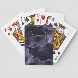 Jeu De Cartes Moody Agate   Midnight Indigo Deep Purple Glam