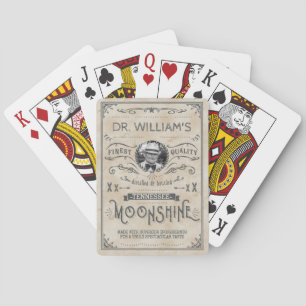 Jeu De Cartes Moonshine Vintage Funny Hillbilly médecine personn