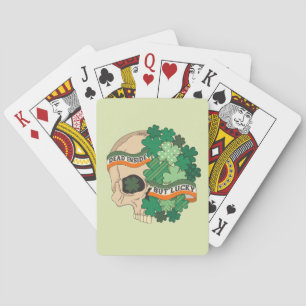 Jeu De Cartes Mort à l'intérieur mais chanceux - Crâne à sucre e
