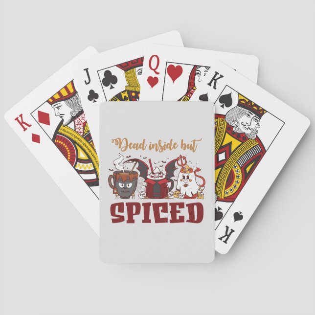 Jeu De Cartes Mort À L'Intérieur Mais Épicé (dos)