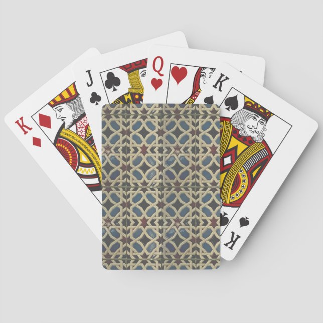 Jeu De Cartes Mosaïque méditerranéenne (dos)