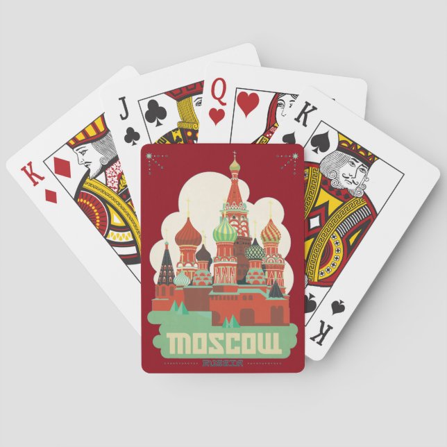 Jeu De Cartes Moscou Russie (dos)