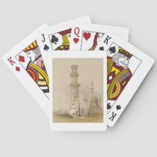 Jeu De Cartes Mosquées en ruine dans le désert, à l'ouest de la 