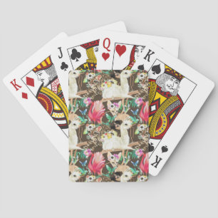 Jeu De Cartes Motif animal tropical
