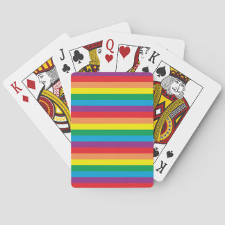 Jeu De Cartes Motif arc-en-ciel simple