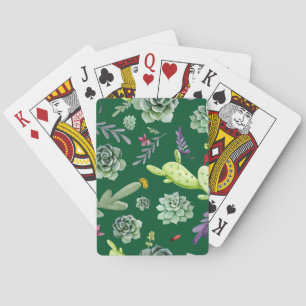 Jeu De Cartes Motif Cactus 3