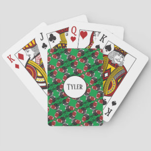 Jeu De Cartes Motif Casque de football et de football