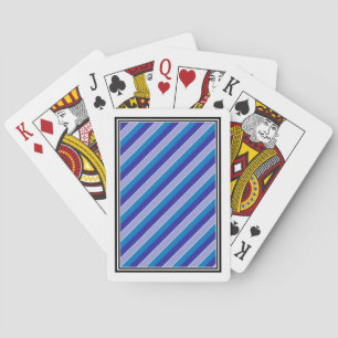 Jeu De Cartes Motif classique bleu violet  de pyjama