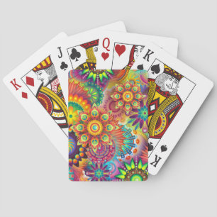Jeu De Cartes Motif coloré de Mandalas