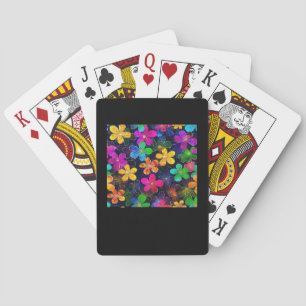 Jeu De Cartes Motif couleur néon - Whimsigoth Cottagecore Blu