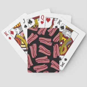 Jeu De Cartes Motif de bandes de lard