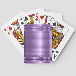 Jeu De Cartes Motif de bandes de lavande