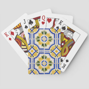 Jeu De Cartes Motif de carreaux lumineux, Portugal