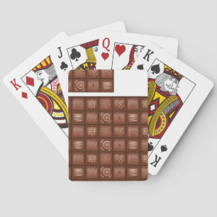 Jeu De Cartes Motif de chocolat