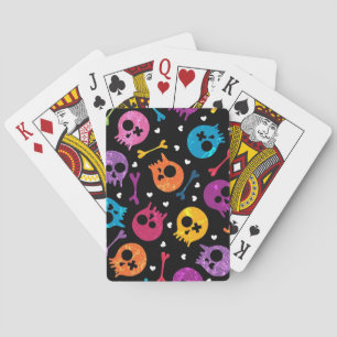 Jeu De Cartes Motif de crânes