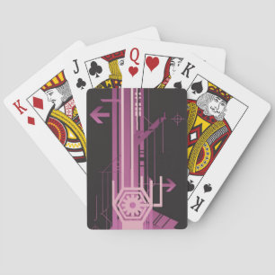 Jeu De Cartes Motif de demi-teinte technique