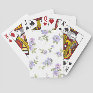 Jeu De Cartes Motif de fleurs