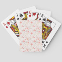 Motif de fleurs roses pastel rouge blanc