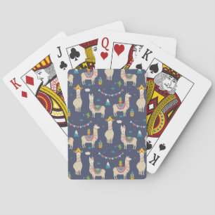 Jeu De Cartes Motif de lama de célébration
