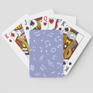 Jeu De Cartes Motif de notes de musique