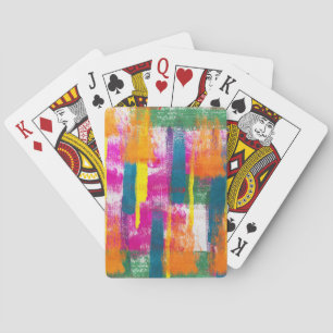 Jeu De Cartes Motif de peinture Abstrait